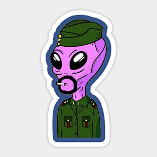 Aliens Army Sticker